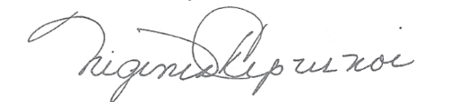 Virginia Chipurnoi Signature